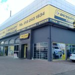 DUNLOP -HASSENS - FLEXIBLE PVC SIGNAGE - LIGHTBOX - CONTRAVISION GRAPHICS ON WINDOWS
