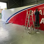 FABRICATED SIGNAGE FOR CASHBUILD IN PRODUCTION